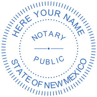 Create Your Personalized New Mexico Notary Stamp | Prices Start at $2.5
