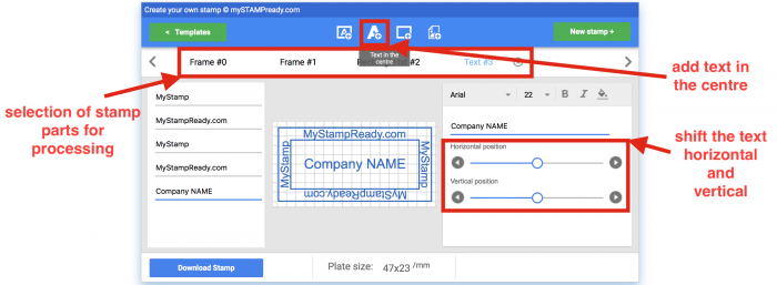 create your own stamp