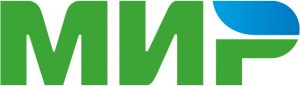 зеленый логотип платежной системы мир