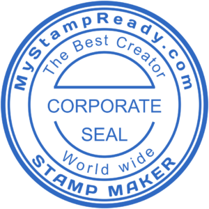 Custom seal created with the stamp designer from MyStampReady team Custom seal created with the stamp designer from MyStampReady team