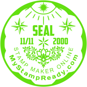 Make a seal for your company with individual design online