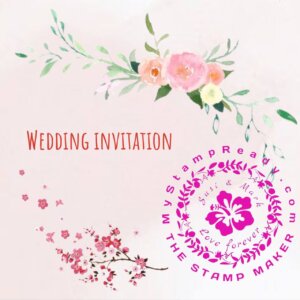 wedding stamp for invitation