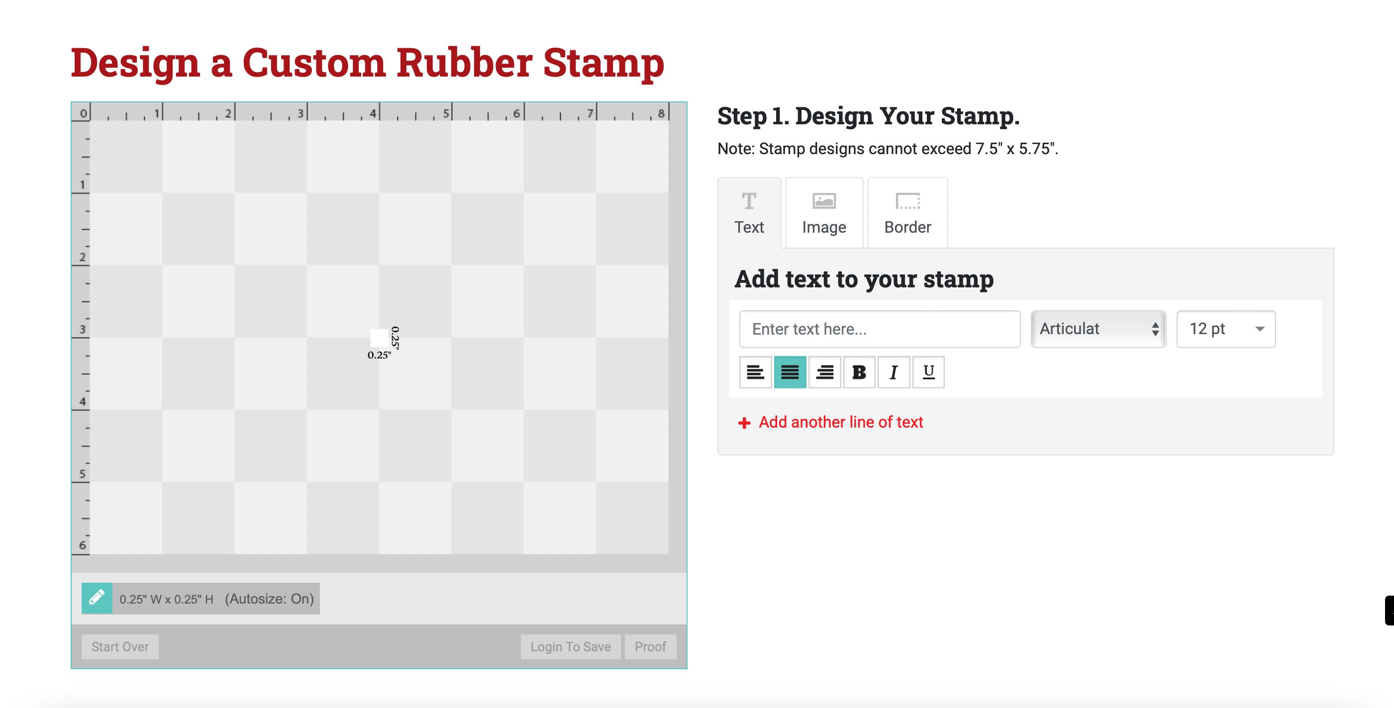 Custom Stamp Tool