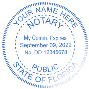 Shabby Notary stamp