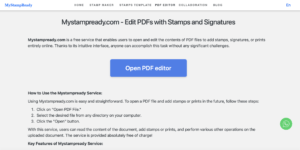 Pdf Editor tool