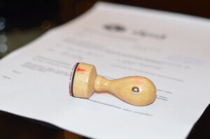 rubber stamp
