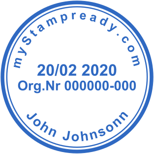 Simple 2-Ring Stamp Design | Customize for $2.5