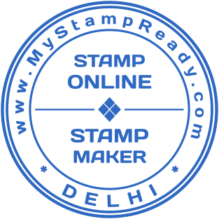 Round stamp for the company that can be created online №1588