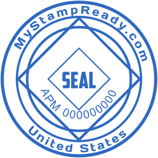 Rubber seal of round shape with individual design for a company №1633