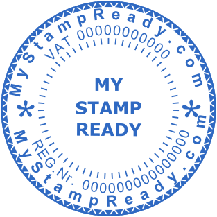 Stamp mockup №1857,Size :40mm