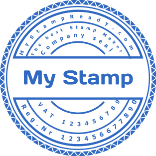 Stamp mockup №1858,Size :40mm