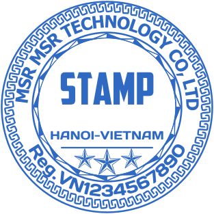Stamp mockup №1862,Size :38mm