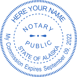 Design Your Custom Alaska Notary Seal for $2.5 | Personalize Online Now