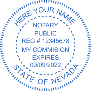 Design Your Personalized Nevada Notary Stamp Online