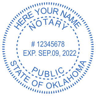 Design Your Custom Oklahoma Notary Stamp | Prices Starting at $2.5