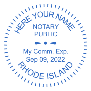 Design Your Custom Rhode Island Notary Stamp | Prices Starting at $2.5