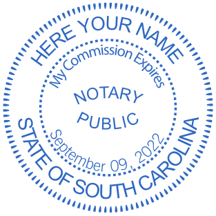 Design Your Custom South Carolina Notary Stamp | Prices Starting at $2.5