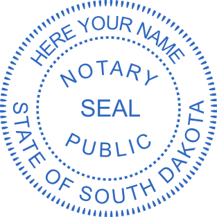 Create Your Custom South Dakota Notary Stamp | Prices Starting at $2.5